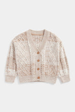 
                        
                          Load image into Gallery viewer, Mothercare Ombre Cable Knitted Cardigan
                        
                      