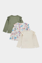 
                        
                          Load image into Gallery viewer, Mothercare Graceful Long-Sleeved T-Shirts - 3 Pack
                        
                      