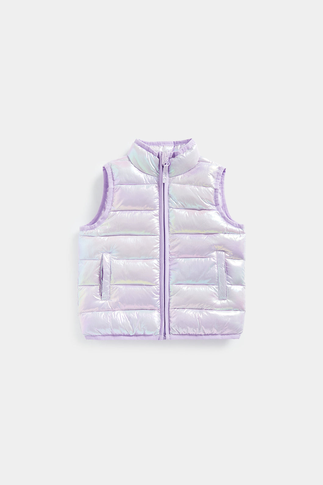 Mothercare Iridescent Pack-Away Quilted Gilet