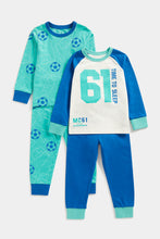 
                        
                          Load image into Gallery viewer, Mothercare Football Pyjamas - 2 Pack
                        
                      