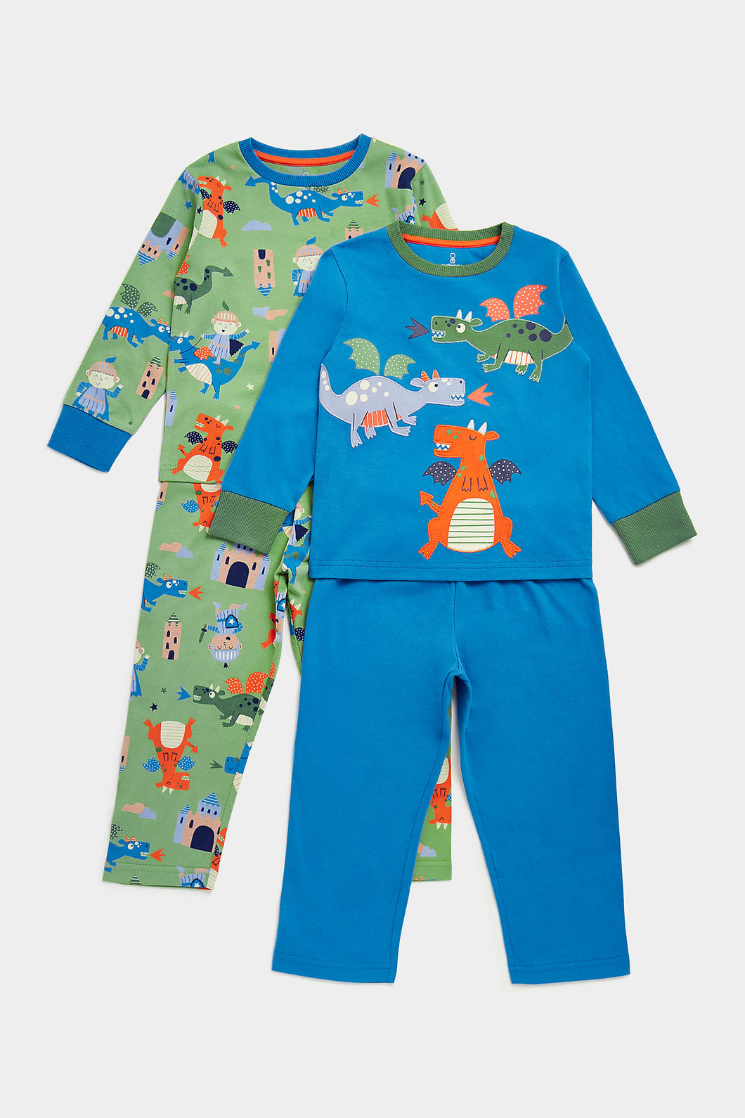 Mothercare Dragon Pyjamas - 2 Pack