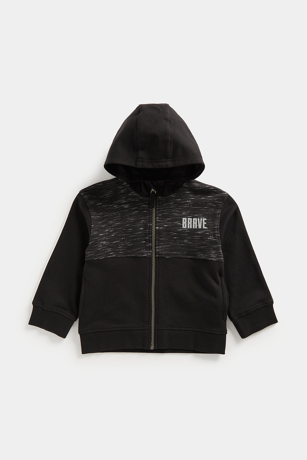 Mothercare Black Brave Zip-Up Hoody