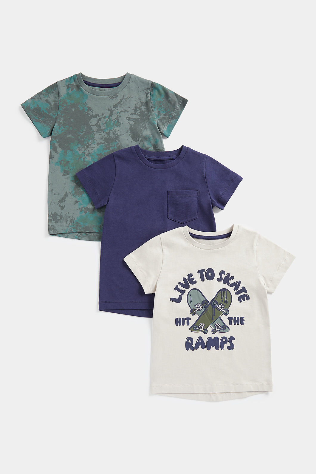 Mothercare Multi Skate T-Shirts - 3 Pack