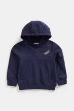 
                        
                          Load image into Gallery viewer, Mothercare Navy Utility Hooded Sweat Top
                        
                      