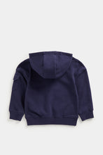 
                        
                          Load image into Gallery viewer, Mothercare Navy Utility Hooded Sweat Top
                        
                      