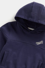 
                        
                          Load image into Gallery viewer, Mothercare Navy Utility Hooded Sweat Top
                        
                      