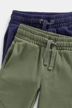 
                        
                          Load image into Gallery viewer, Mothercare Navy and Khaki Joggers - 2 Pack
                        
                      