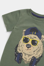 
                        
                          Load image into Gallery viewer, Mothercare Khaki Bear T-Shirt
                        
                      