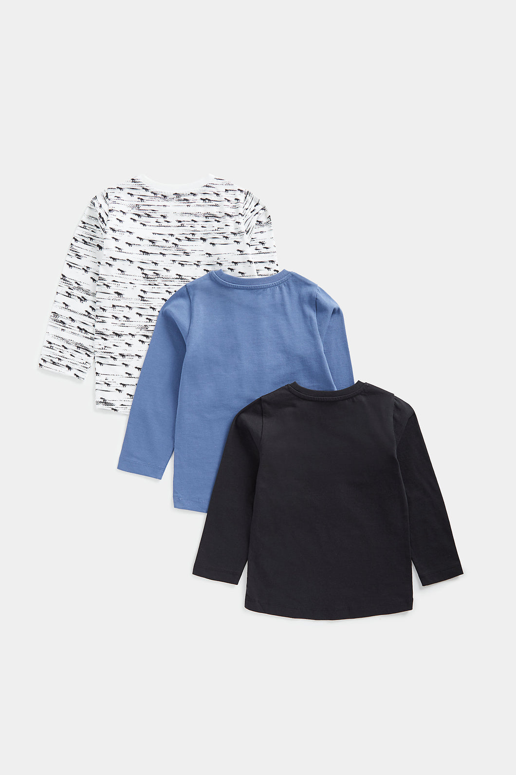 Mothercare Dinosaur Long-Sleeved T-Shirts - 3 Pack