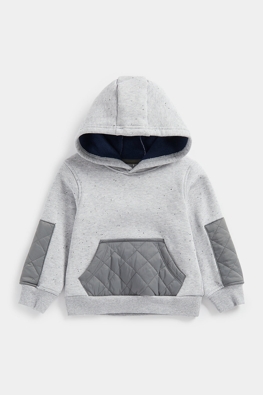 Mothercare Grey Quilted Hoody