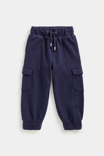 
                        
                          Load image into Gallery viewer, Mothercare Navy Cargo Joggers
                        
                      