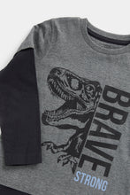 
                        
                          將圖片載入圖庫檢視器 Mothercare Dinosaur Layered T-Shirt
                        
                      
