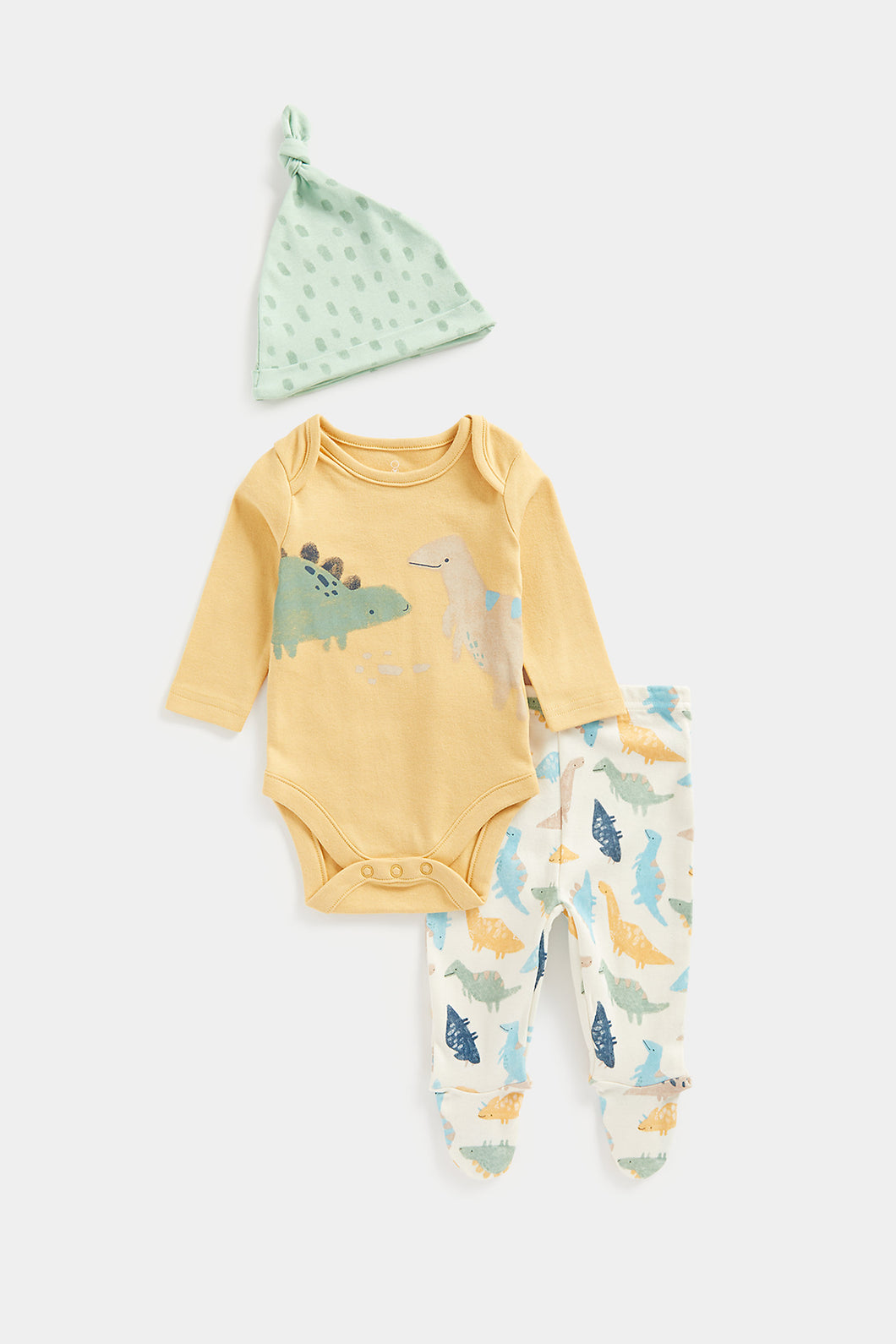 Mothercare Dinosaur 3-Piece Baby Outfit Set