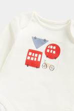 
                        
                          Load image into Gallery viewer, Mothercare Fun Buses 3-Piece Baby Outfit Set
                        
                      