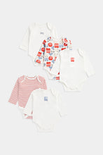 
                        
                          將圖片載入圖庫檢視器 Mothercare Buses Long-Sleeved Baby Bodysuits - 5 Pack
                        
                      