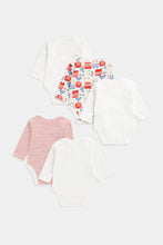 
                        
                          Load image into Gallery viewer, Mothercare Buses Long-Sleeved Baby Bodysuits - 5 Pack
                        
                      