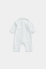 
                        
                          Load image into Gallery viewer, Mothercare Blue Stripe Woven Baby Pyjamas
                        
                      