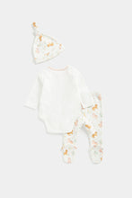 
                        
                          Load image into Gallery viewer, Mothercare Cat 3-Piece Baby Outfit Set
                        
                      
