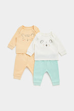 
                        
                          Load image into Gallery viewer, Mothercare Fun Faces Baby Pyjamas - 2 Pack
                        
                      