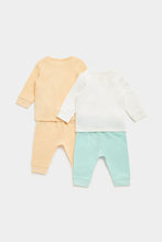 
                        
                          Load image into Gallery viewer, Mothercare Fun Faces Baby Pyjamas - 2 Pack
                        
                      