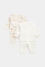 
                        
                          Load image into Gallery viewer, Mothercare Bear and Fox Baby Pyjamas - 2 Pack
                        
                      
