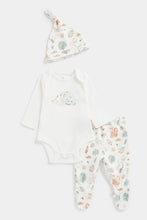 
                        
                          Load image into Gallery viewer, Mothercare Woodland 3-Piece Baby Outfit Set
                        
                      