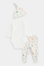 
                        
                          Load image into Gallery viewer, Mothercare Woodland 3-Piece Baby Outfit Set
                        
                      
