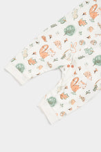 
                        
                          Load image into Gallery viewer, Mothercare Woodland Footless Baby Sleepsuits - 3 Pack
                        
                      