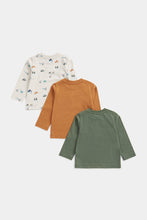 
                        
                          Load image into Gallery viewer, Mothercare Multi Adventure Long-Sleeved T-Shirts - 3 Pack
                        
                      