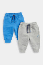 
                        
                          Load image into Gallery viewer, Mothercare Blue and Grey Joggers - 2 Pack
                        
                      