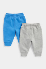 
                        
                          Load image into Gallery viewer, Mothercare Blue and Grey Joggers - 2 Pack
                        
                      