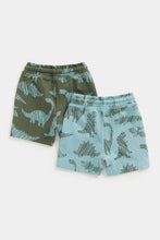 
                        
                          Load image into Gallery viewer, Mothercare Dinosaur Jersey Shorts - 2 Pack
                        
                      