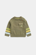 
                        
                          Load image into Gallery viewer, Mothercare Green Dinosaur Knitted Jumper
                        
                      