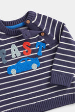 
                        
                          Load image into Gallery viewer, Mothercare Car Knitted Jumper
                        
                      