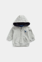 
                        
                          Load image into Gallery viewer, Mothercare Grey Rocket Zip-Up Hoody
                        
                      