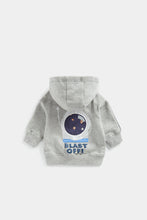 
                        
                          Load image into Gallery viewer, Mothercare Grey Rocket Zip-Up Hoody
                        
                      