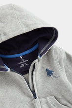 
                        
                          Load image into Gallery viewer, Mothercare Grey Rocket Zip-Up Hoody
                        
                      