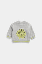 
                        
                          Load image into Gallery viewer, Mothercare Grey Dinosaur Sweat Top
                        
                      