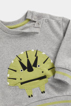 
                        
                          Load image into Gallery viewer, Mothercare Grey Dinosaur Sweat Top
                        
                      