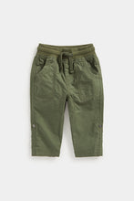 
                        
                          將圖片載入圖庫檢視器 Mothercare Khaki Poplin Roll-Up Trousers
                        
                      
