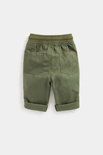 
                        
                          將圖片載入圖庫檢視器 Mothercare Khaki Poplin Roll-Up Trousers
                        
                      