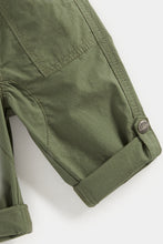 
                        
                          Load image into Gallery viewer, Mothercare Khaki Poplin Roll-Up Trousers
                        
                      