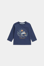 
                        
                          Load image into Gallery viewer, Mothercare Navy Camper Long-Sleeved T-Shirt
                        
                      