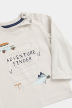 
                        
                          Load image into Gallery viewer, Mothercare Beige Adventure Finder Long-Sleeved T-Shirt
                        
                      