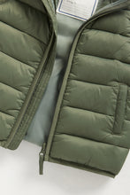 
                        
                          Load image into Gallery viewer, Mothercare Khaki Pack-Away Quilted Gilet
                        
                      