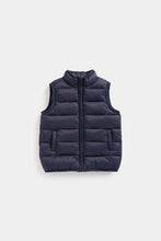 
                        
                          Load image into Gallery viewer, Mothercare Navy Pack-Away Quilted Gilet
                        
                      