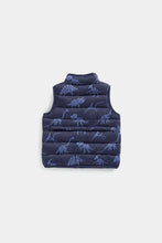 
                        
                          Load image into Gallery viewer, Mothercare Dinosaur Pack-Away Quilted Gilet
                        
                      