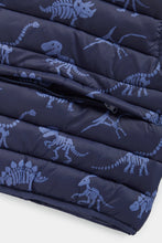 
                        
                          Load image into Gallery viewer, Mothercare Dinosaur Pack-Away Quilted Gilet
                        
                      