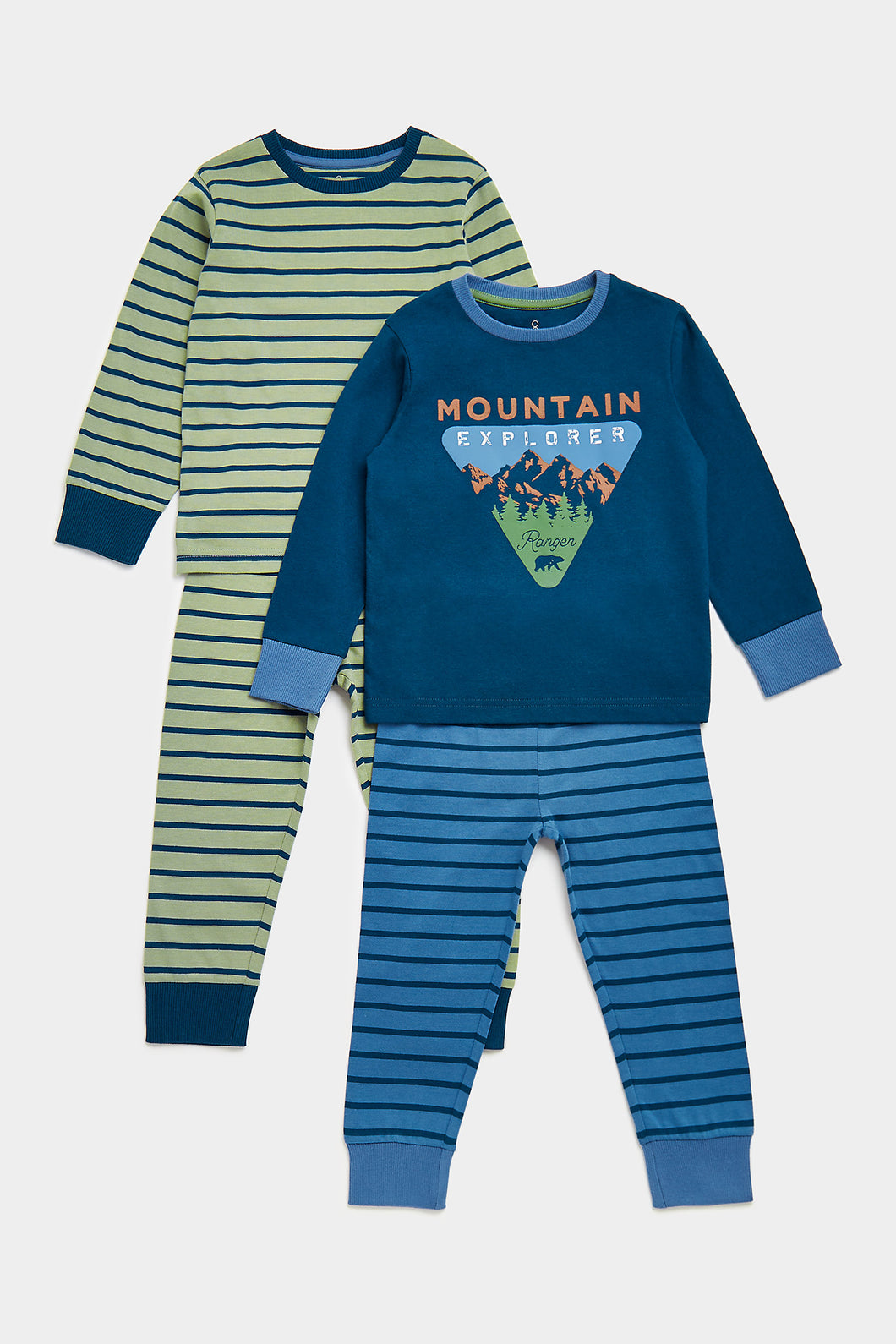 Mothercare Mountain Explorer Pyjamas - 2 Pack