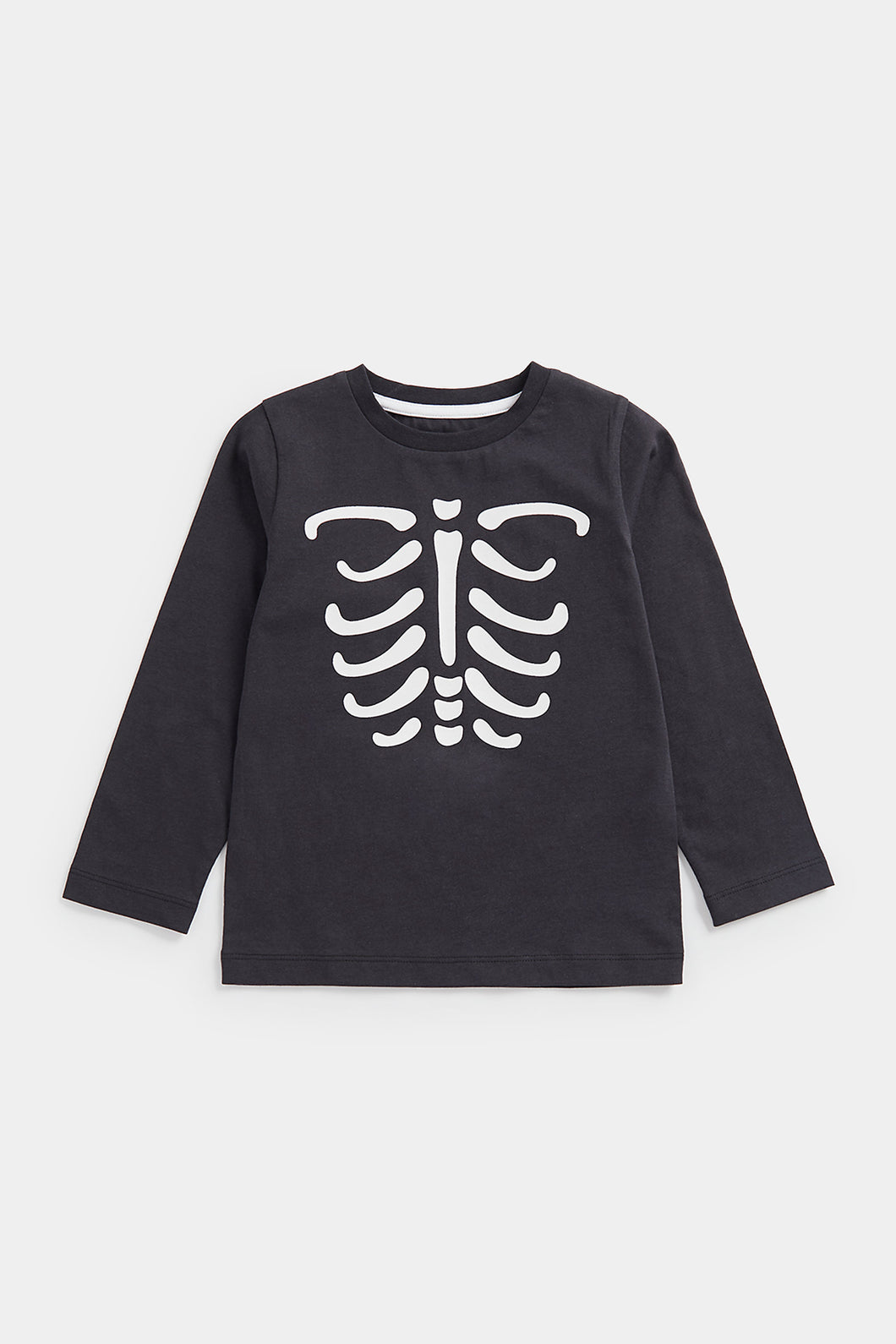 Mothercare Black Halloween Skeleton T-Shirt